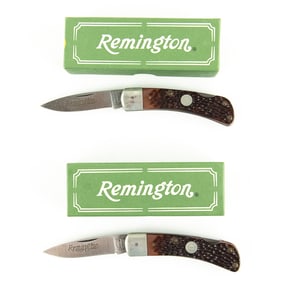 2 Vintage Remington UMC R5 Pocket Knives