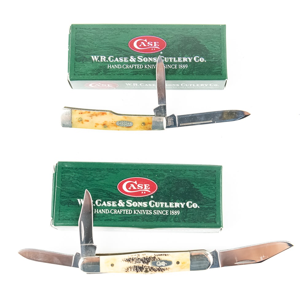 2 Case XX USA Pocket knives w/ Boxes (2000s) (1 of 9)