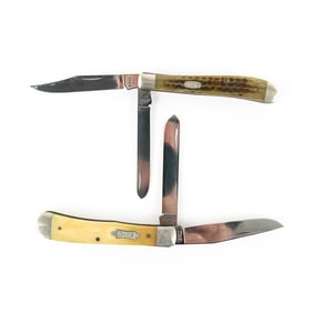 2 1990s Case XX USA Pocket Knives