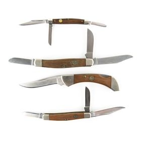 4 Vintage Chicago Cutlery Pocket Knives