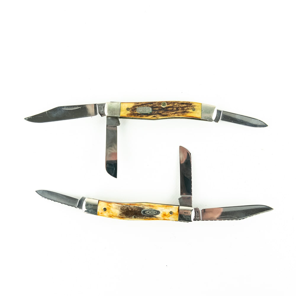 2 Case XX 63032 Stockman Knives (1990s) (1 of 11)