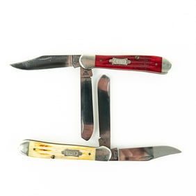 2 Case XX 6249 Copperhead Knives (1990s)