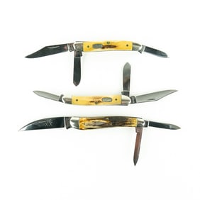 3 Case XX USA Knives (1990s)