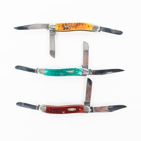 3 Case XX 6318 SS Stockman Knives (2000s)