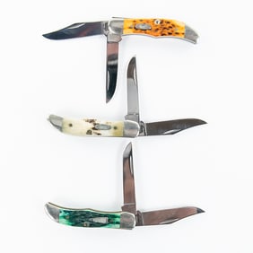 3 Case XX 62165 SS Tiny Hunter Knives