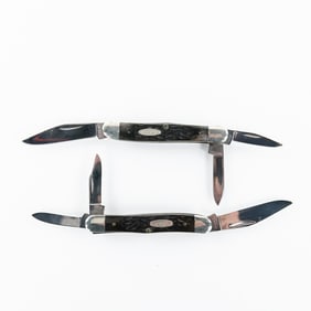 2 CASE XX USA , Pat # 6308 Whittler, 3-Blade