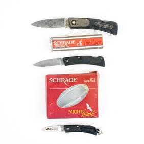 3 Schrade USA Pocket Knives SP1-3