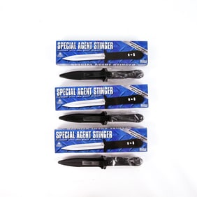 3 Bud-K Special Agent Stinger Boot Knives
