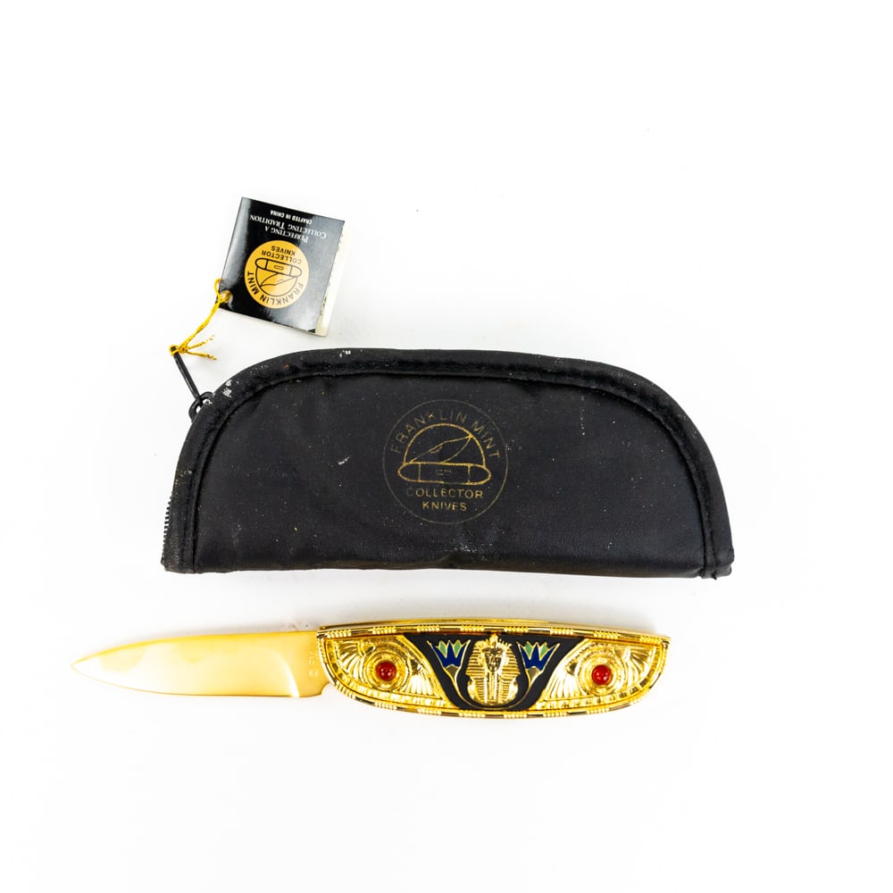 Franklin Mint Tutankhamun Collector Knife (1 of 4)