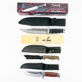 3 Assorted Hunting Knives