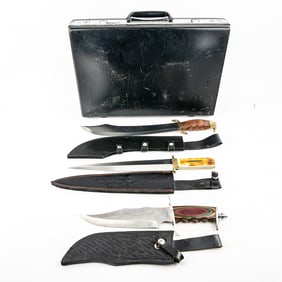 3 Bowie Style Knives