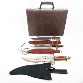 3 Bowie Style Knives