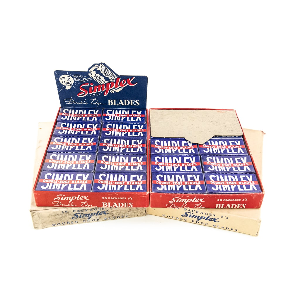 (2) Simplex Double Edge Blade Store Displays (1 of 5)