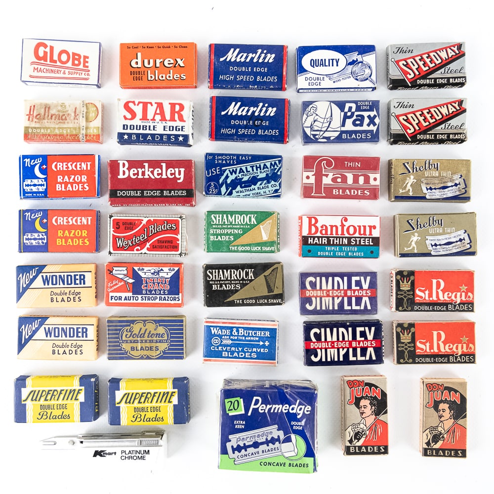 (36) Assorted Vintage Razor Blade Packages (1 of 11)