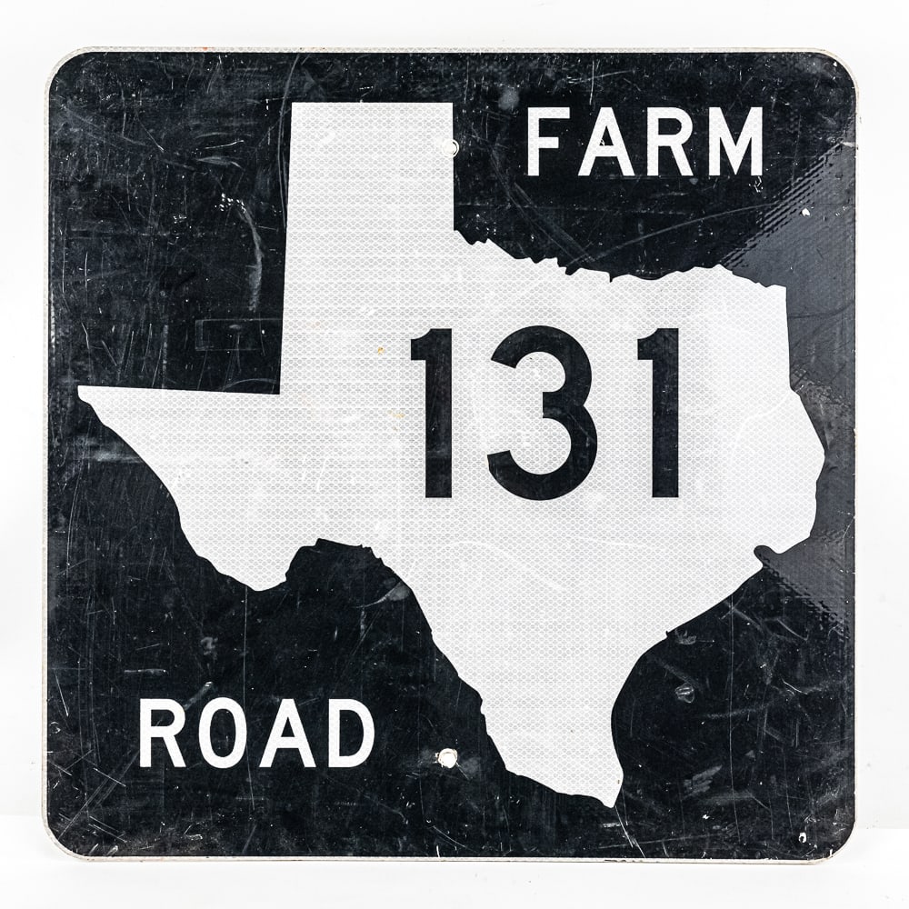 Retired Texas Farm Road 131 State Highway Sign (1 of 3)