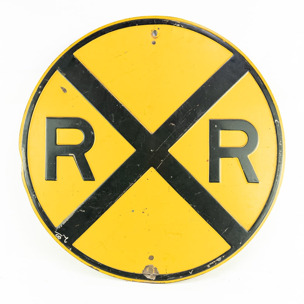 Vintage 30" Railroad Crossing Sign (1 of 7)