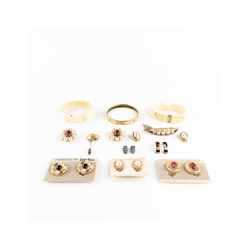 Collection of Assorted Bracelets Brooch Earrings + (1 of 6)