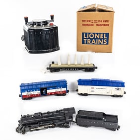 Lionel 2046 Engine w 2046W Tender KW Transformer +