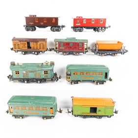 Lionel #256 Locomotive #607 & #608 Pullman & More