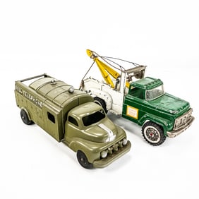 Hubley Mighty Metal Tow Truck & Bell Telephone