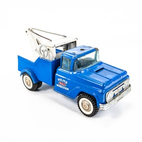 1969 Buddy L Pressed Steel Toy Police Wrecker