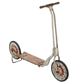 1940s Hamilton Children's Wood & Metal Scooter