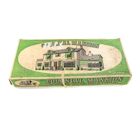 Vintage Marx Tin Litho Colonial Mansion 6982 w Box