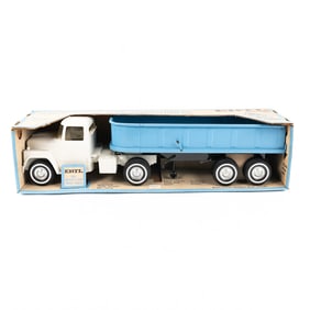 NIB ERTL Semi Hydroaulic Dump Truck Trailer #6852