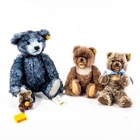 15" Steiff Snowtown Blue 11" Cosy 9"Zotty Bears+