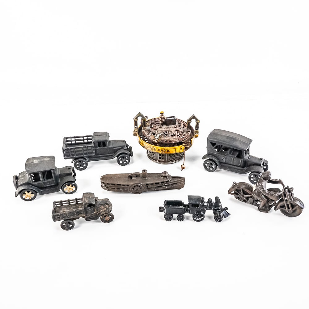 1870 J&E Stevens Race Trace Mechanical Bank & More (1 of 18)