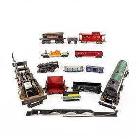 23" Polish Streamlined Locomotive & Assorted Train