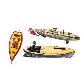 7" Linstrom & 40s San Marusan SSN 25 Tin Boats ++