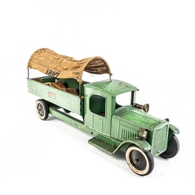 1930s Structo 22" C Cab Metal Toy Truck