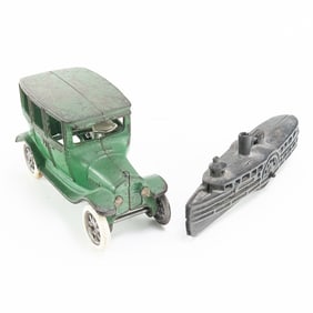 1920s Arcade Cast Iron Ford Model T Four Door