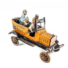 Marx Tin Wind Up Amoz n Andy Fresh Air Taxicab