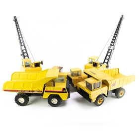 (4) 1970s Nylint & Tonka Construction Vehicles