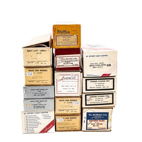 (14) Assorted Vintage Wooden Model Train Kits