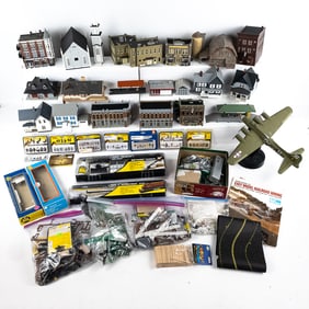 Large Collection of Assorted Toy Train Accessories