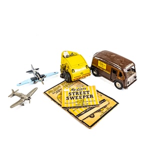 Banner Jewel Tea Van, Nylint Street Sweeper & More