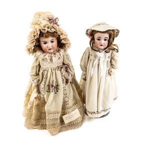 Antique J.D. Kestner & E.U. Steiner German Dolls