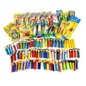 Collection of 101 Assorted Vintage PEZ Dispensers