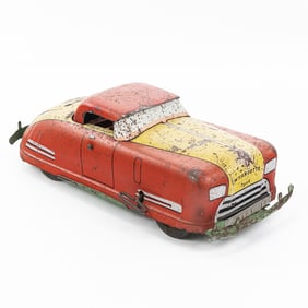 1940s Wyandotte Tin Litho Sportsman WY-651 Toy Car
