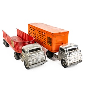 Structo Cattle Farms & Steel Co. Toy Trailer Truck