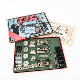 1926 A.C. Gilbert Erector Set No. 1 w Box & Manual