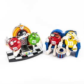Pair of M&M Candy Dispensers
