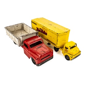 Structo True Value Semi Trailer & Hydraulic Dump