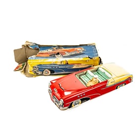 Germany Tin Litho Commander Friction Toy w Box