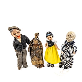 Collection of (4) Assorted Vintage Collector Dolls