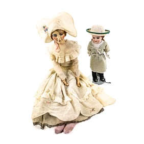 Kestner German Bisque Doll #154 & French Bisque