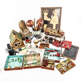 Assorted Tootsie Toy Furniture w Boxes & More